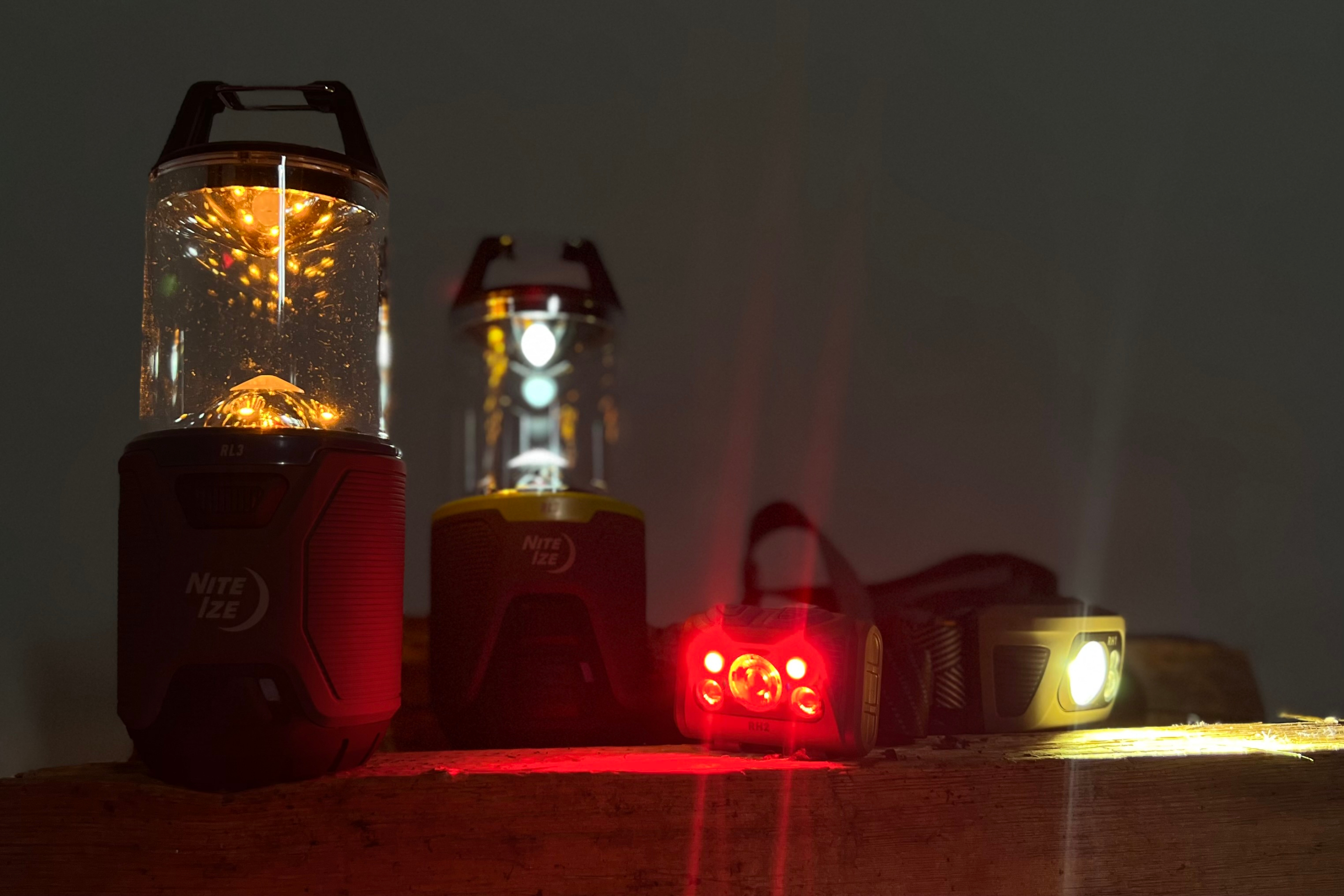 nite ize rechargeable headlamps and lanterns