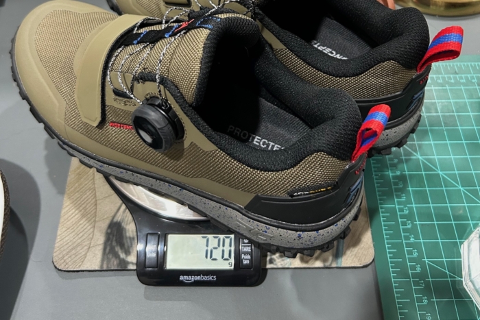 Weighing the Tallac BOA shoes