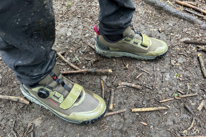 Testing the Tallac BOA in wet conditions