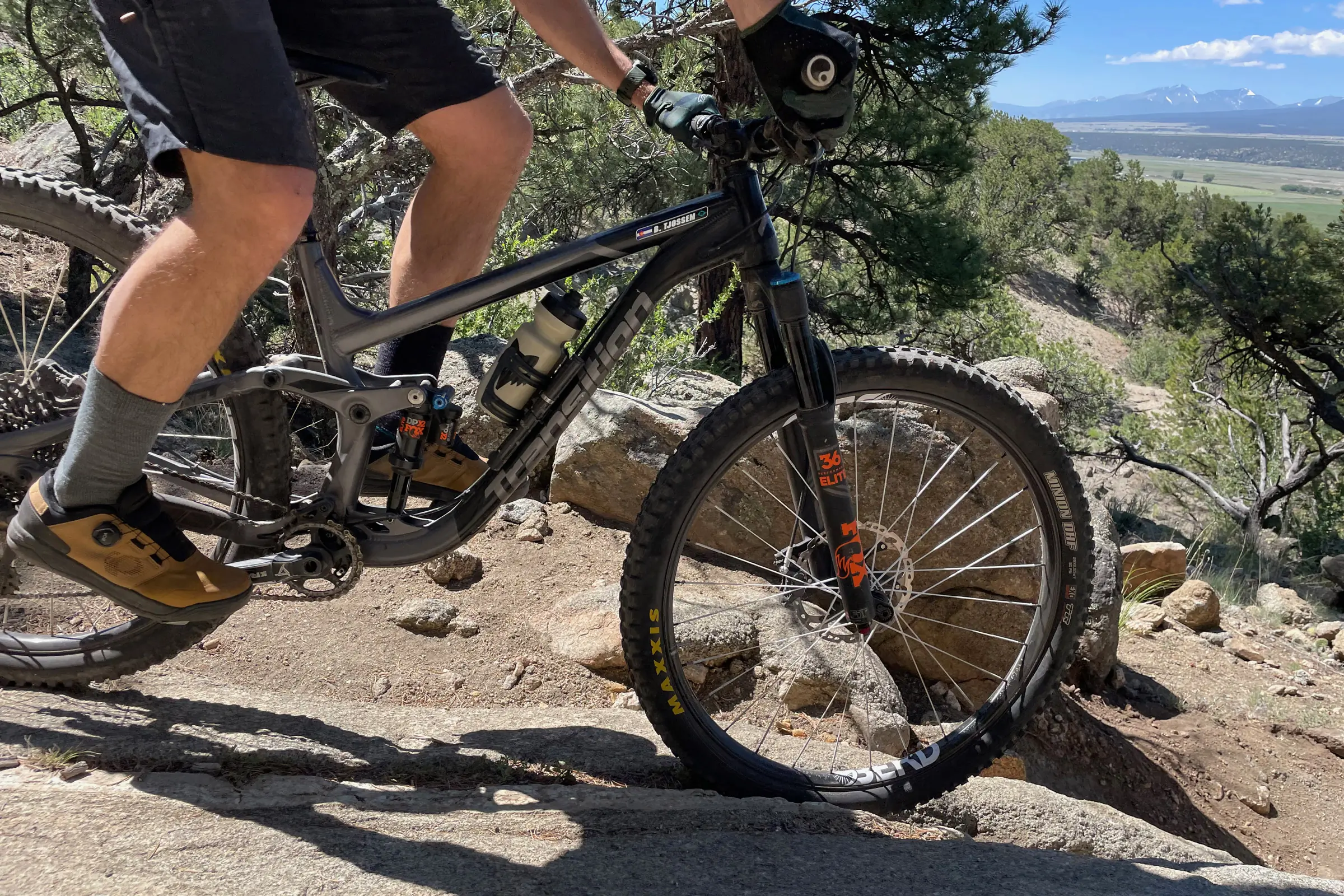 Testing Berd's HAWK30 All-Mountain Wheelset being tested