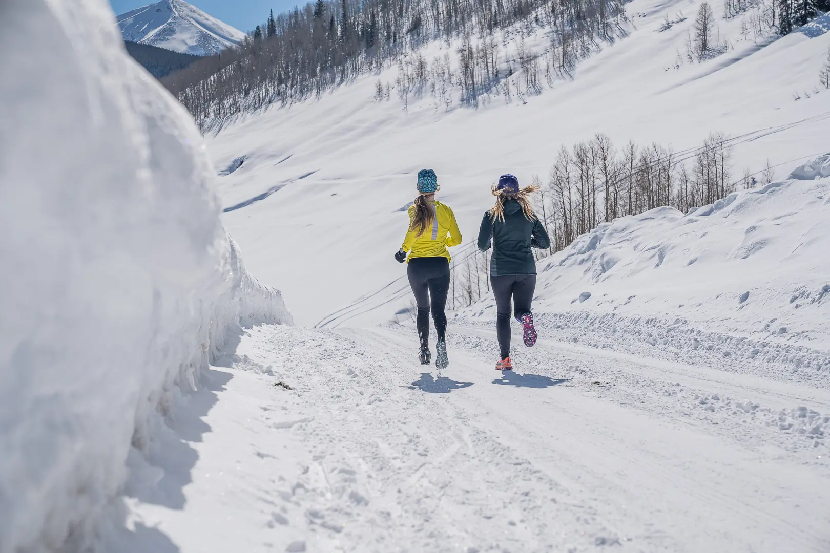 testing - women's winter running tights - 2