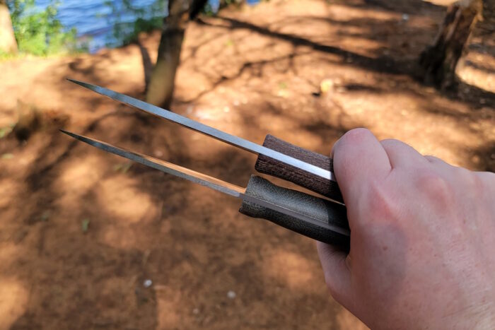 Ursus 45 and GNS Knives