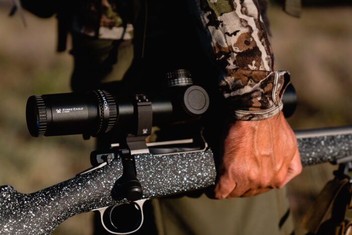 Strike Eagle Riflescope Closeup Shot