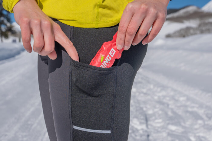 winter running tights for women - pockets