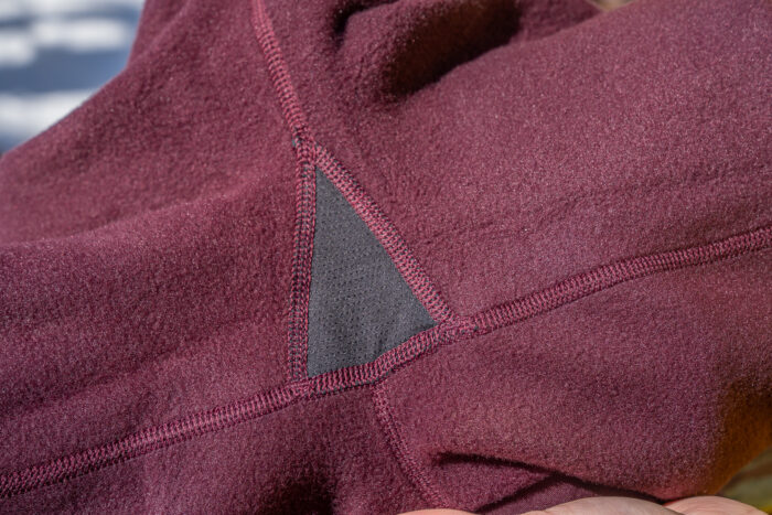 womens winter tights - groin