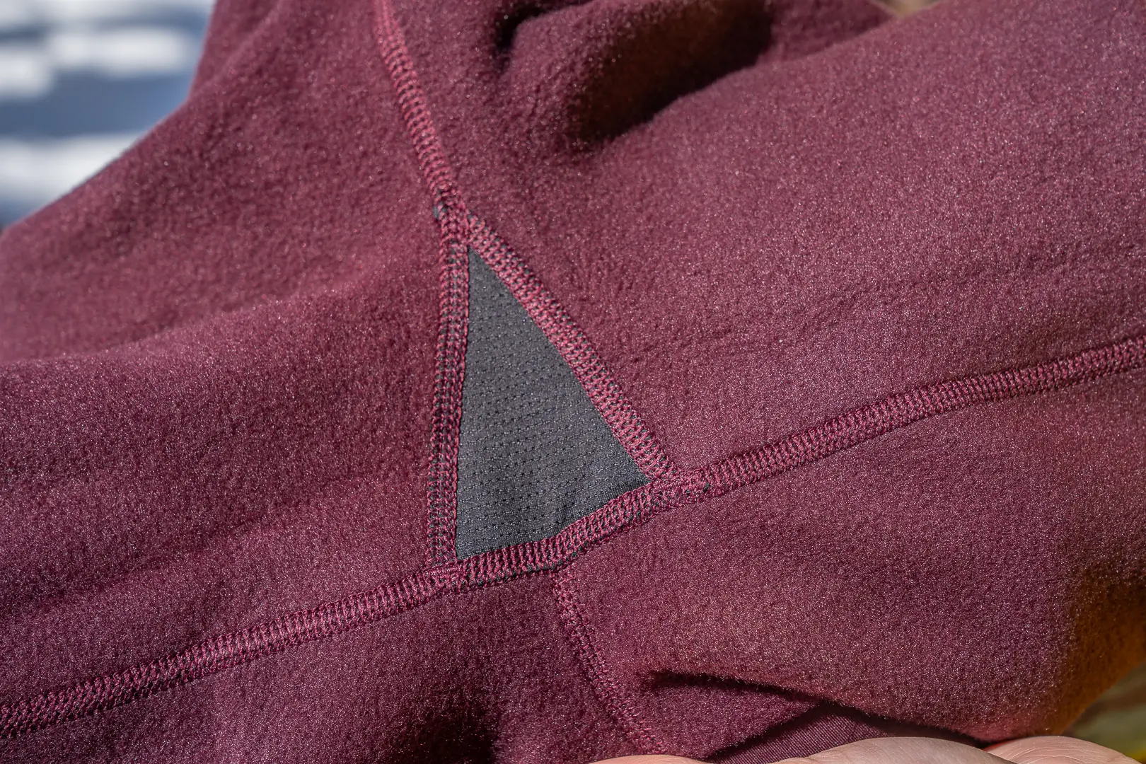 womens winter tights - groin