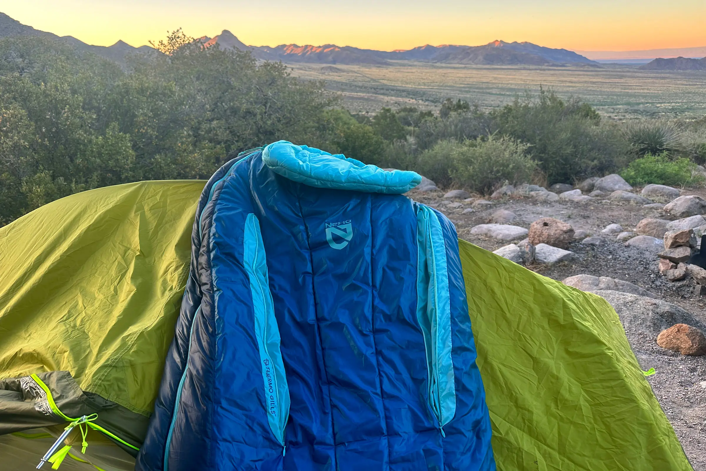 Camping with the Nemo Forte Endless Promise Sleeping Bag 
