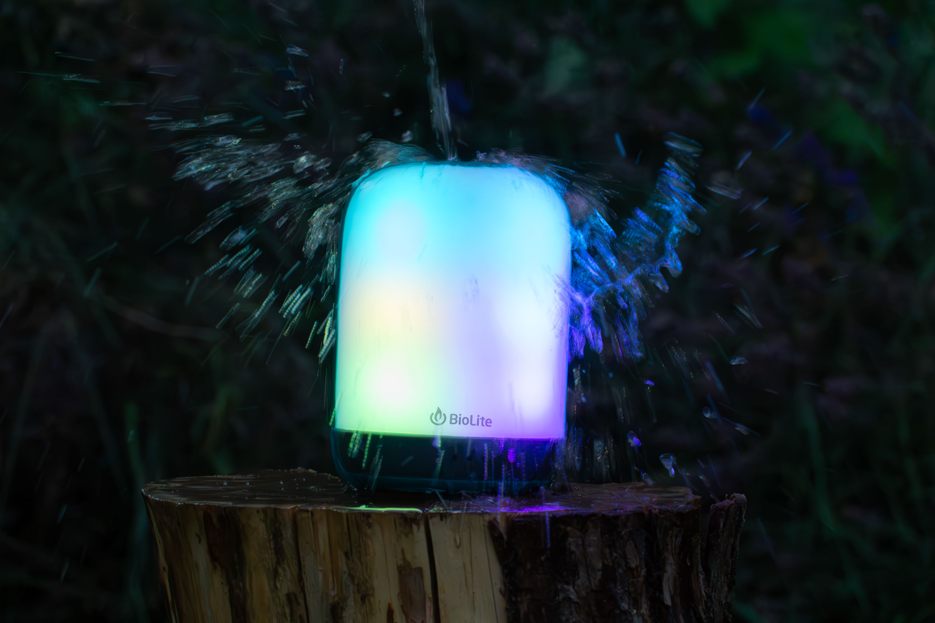 BioLite AlpenGlow 500 Lantern Under Water
