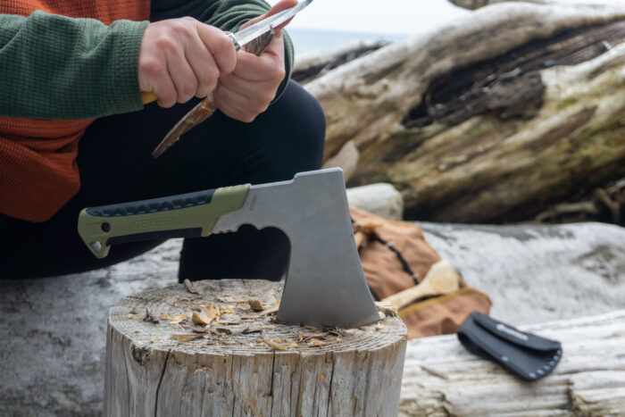 Gerber Pack Hatchet Whittling