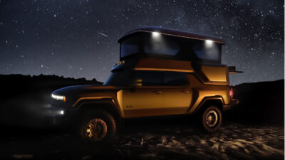 GMC Teases Slick ‘HUMMER EV EarthCruiser Overland Upfit Solution’