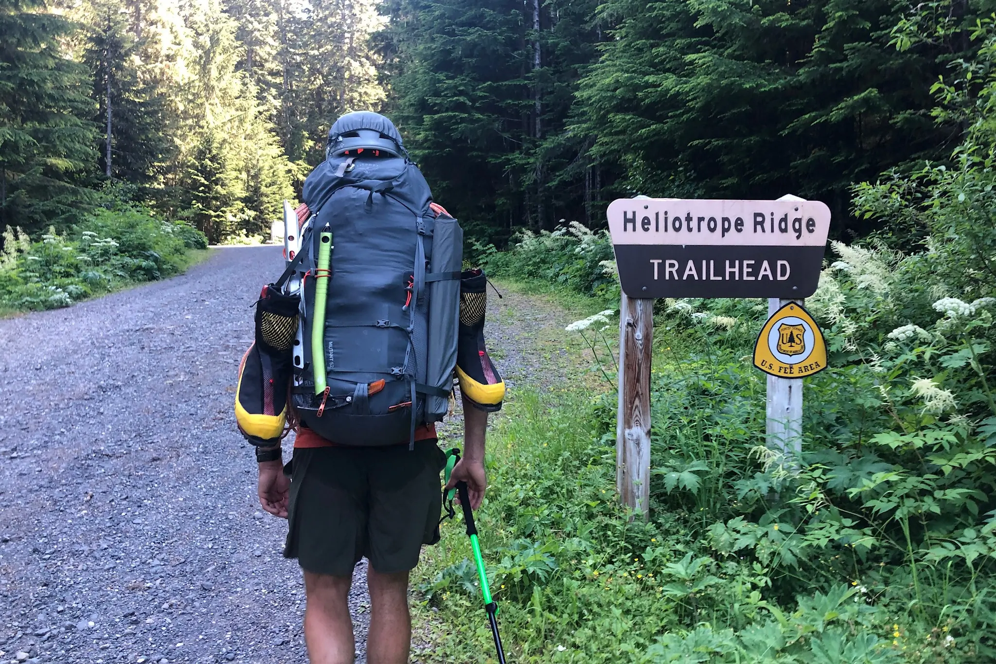 Mutant 52L - External Straps - durabilility and backpacking gear