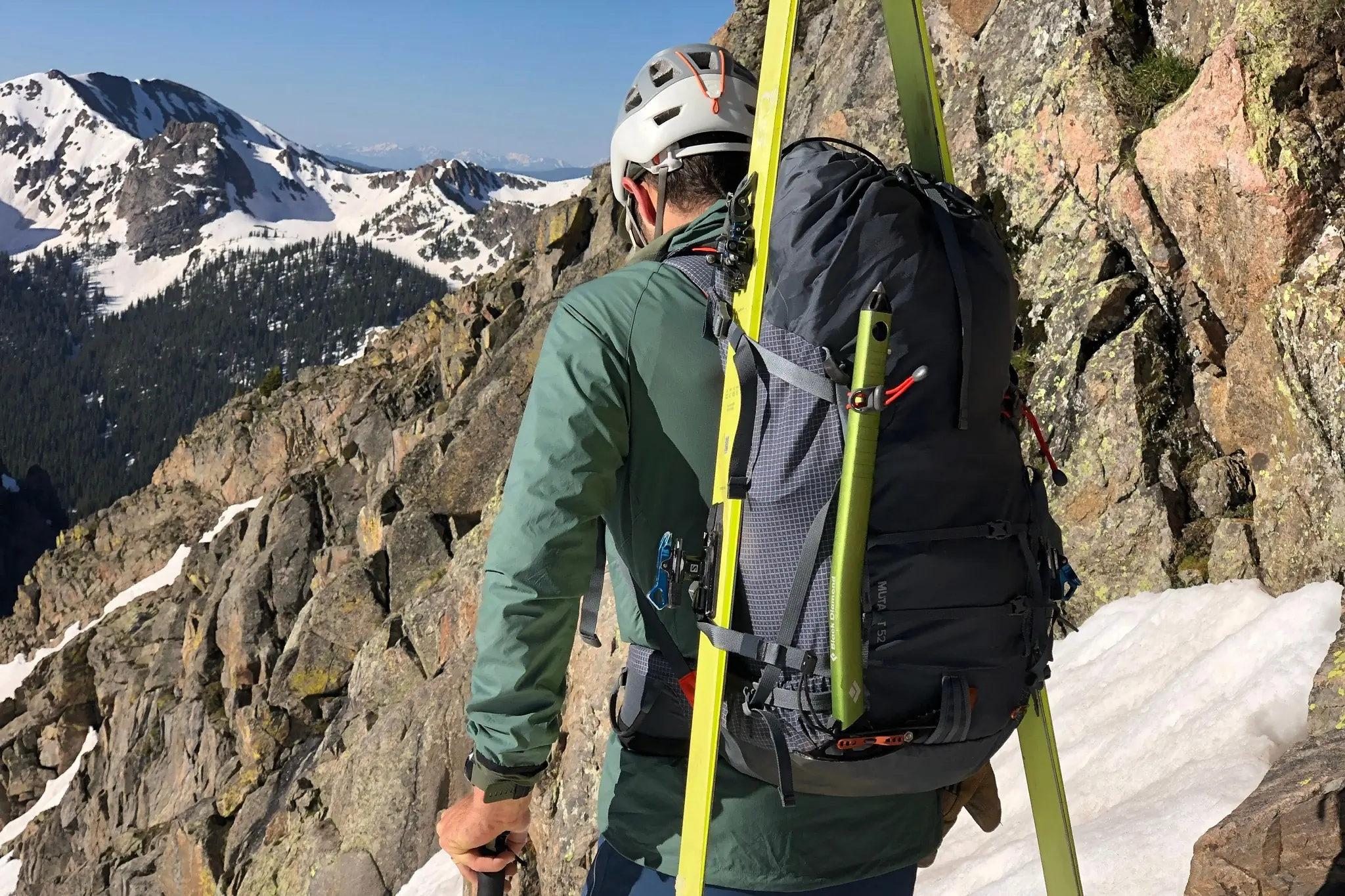 Mutant 52L backpack -Detachable brain and backpacking gear