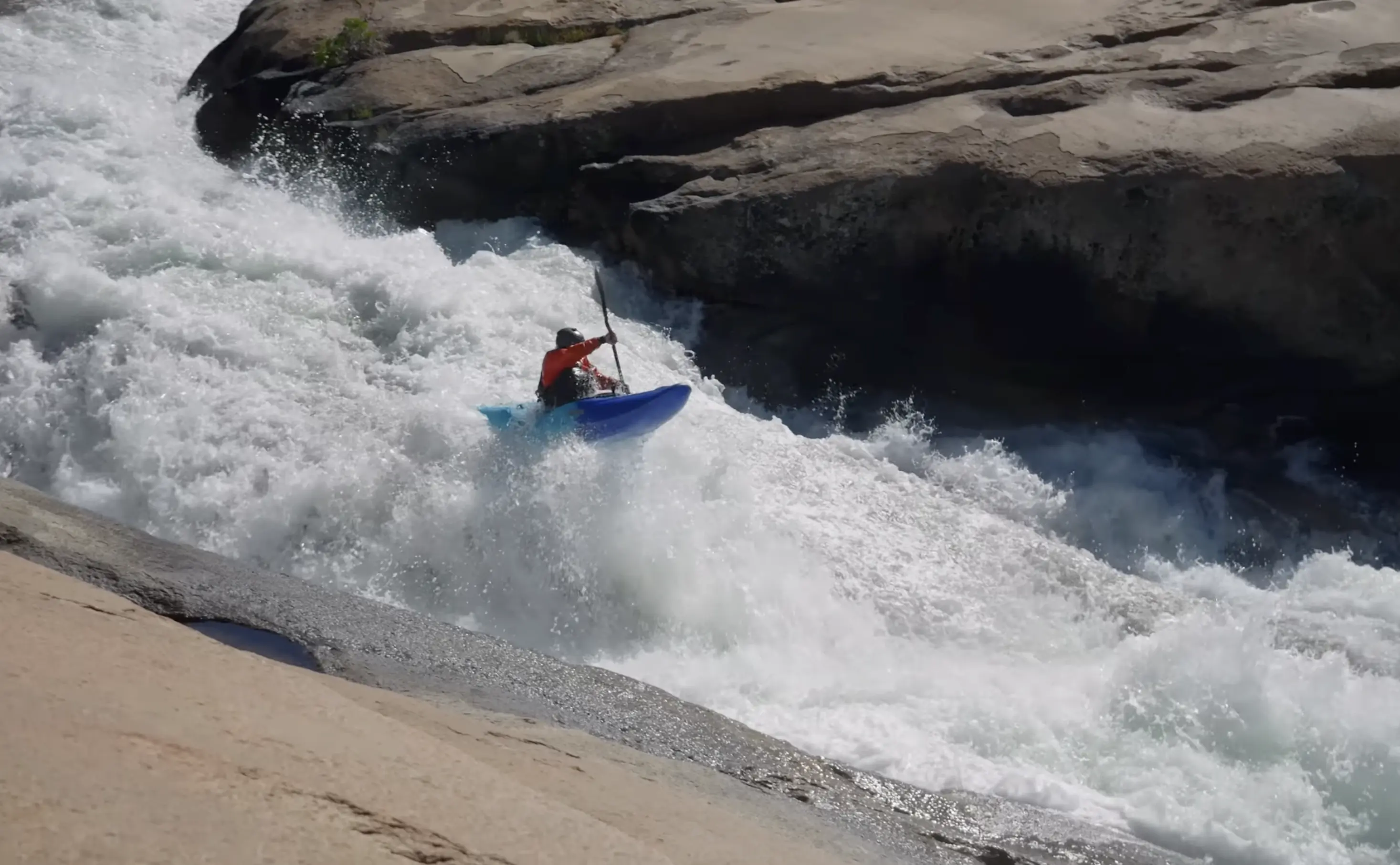 Hiking Over to Drop Into ‘Perfect’ Whitewater: Sending Cali’s Cherry Bomb Gorge