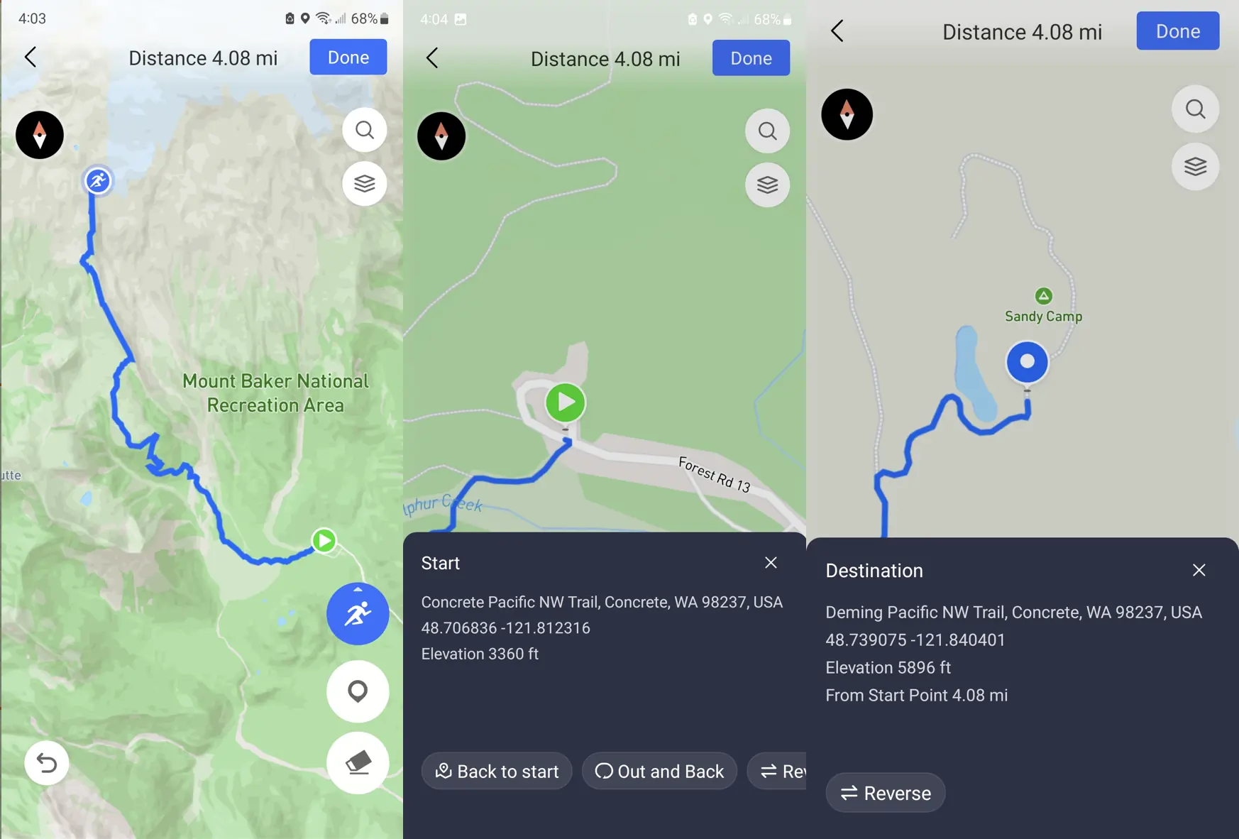 COROS Pace 3 Route Planning