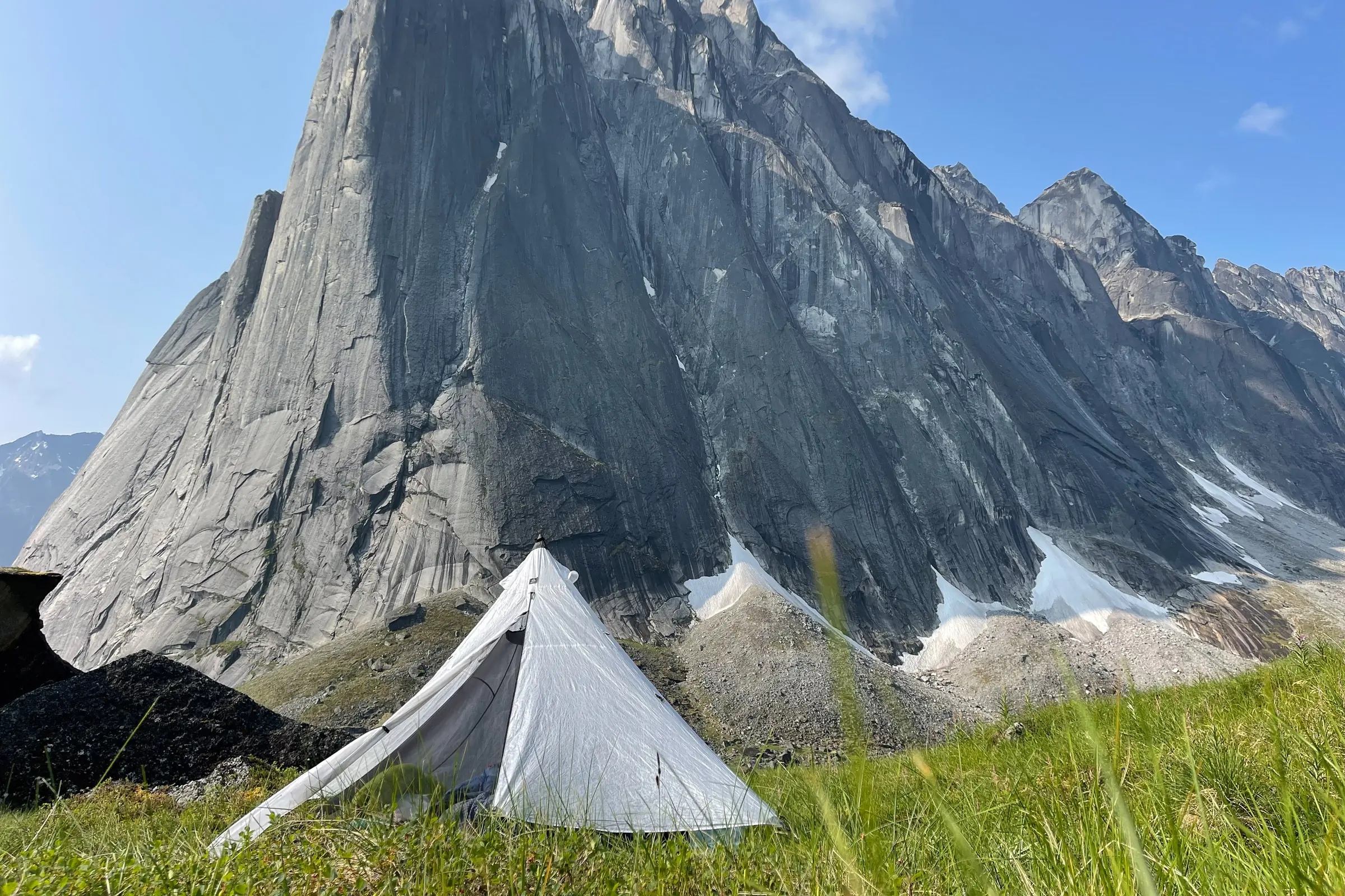 Ultamid 4 + half insert in Fairy Meadows, Cirque of the Unclimbables