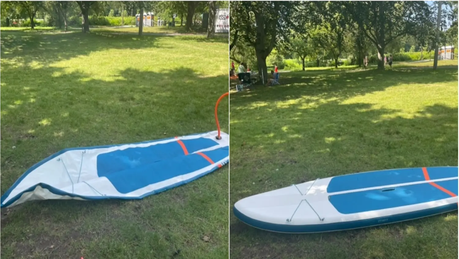 Assembling tiwit Adult Paddleboard