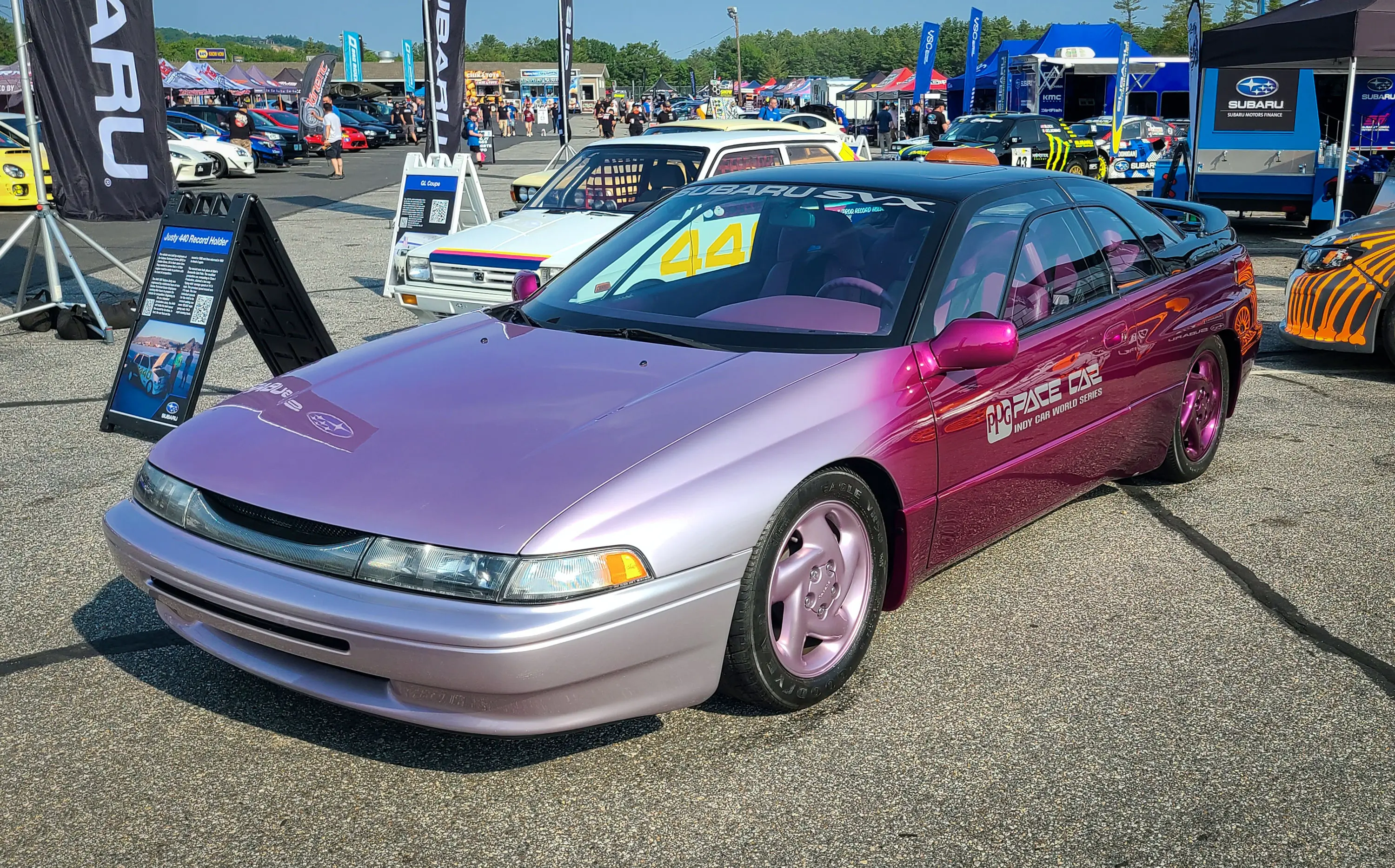 Subaru PPG SVX Indy Car Pace Car at Subiefest
