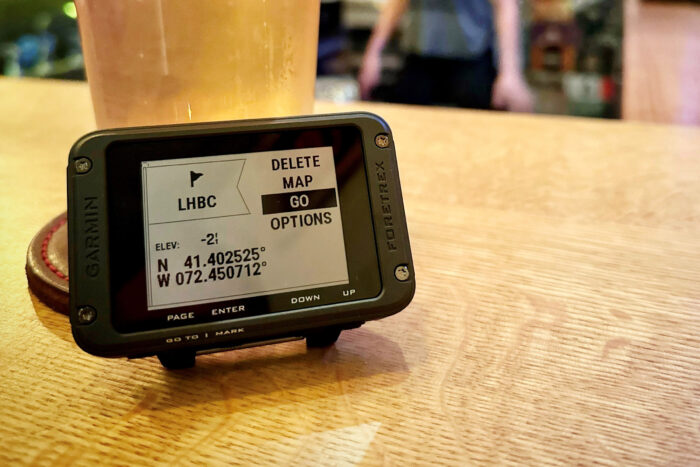 Foretrex 801 - Waypoint Screen