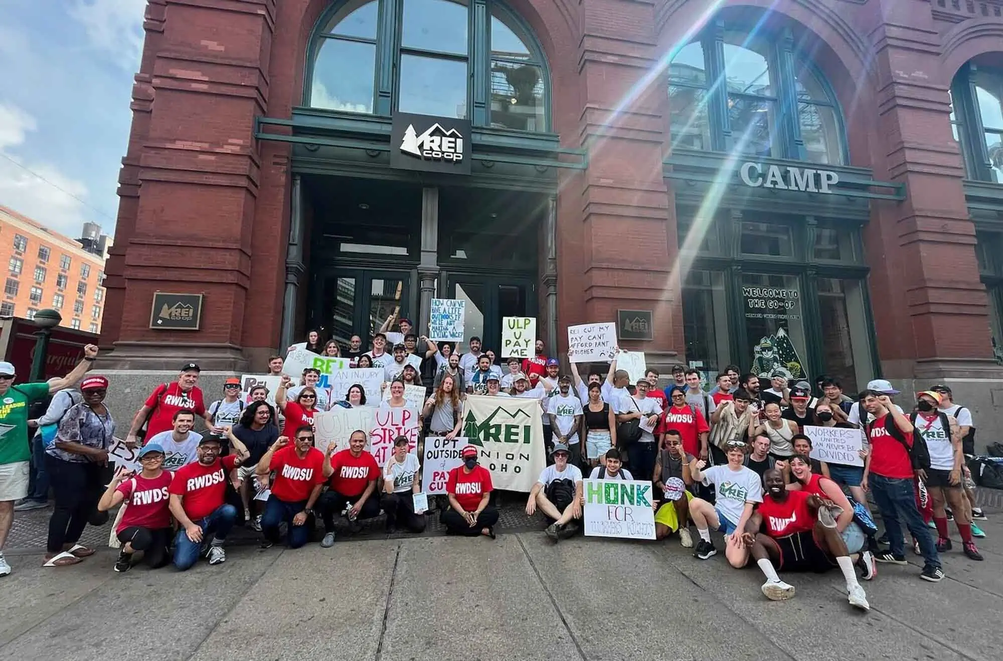 REI protest