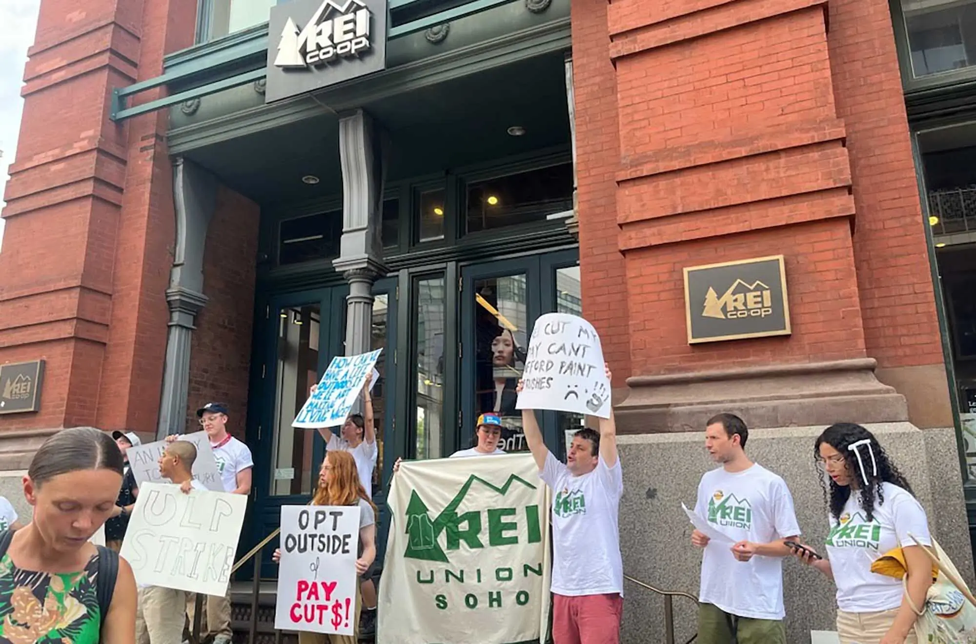 REI protest