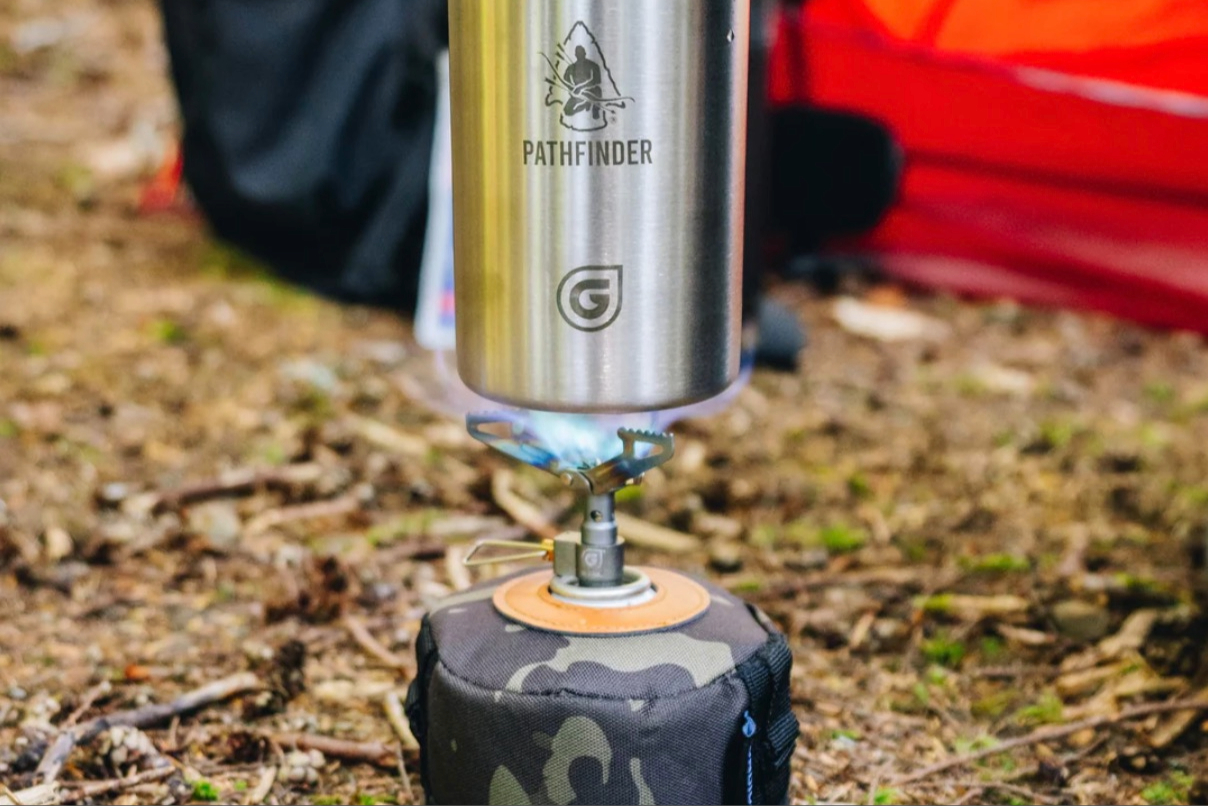 Grayl x Pathfinder titanium stove