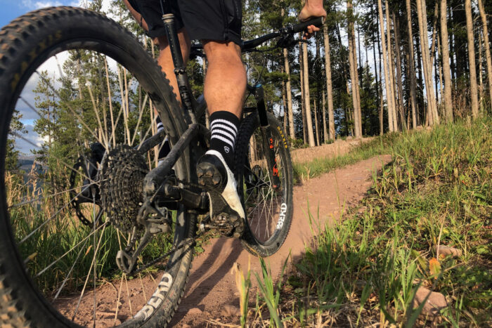 mountain bike ride using the shimano s-phyre xc902 shoes comfortable fit