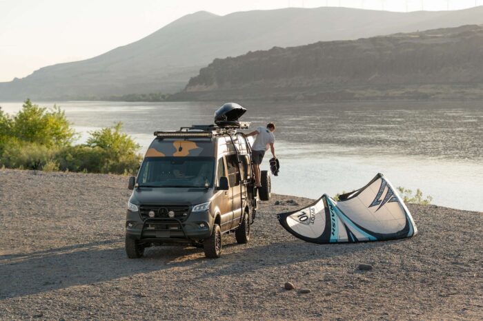 Outside Van Slim Chance