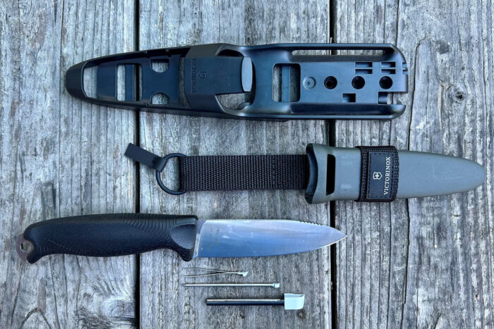 victorinox venture pro fixed blade knife with all the accessories
