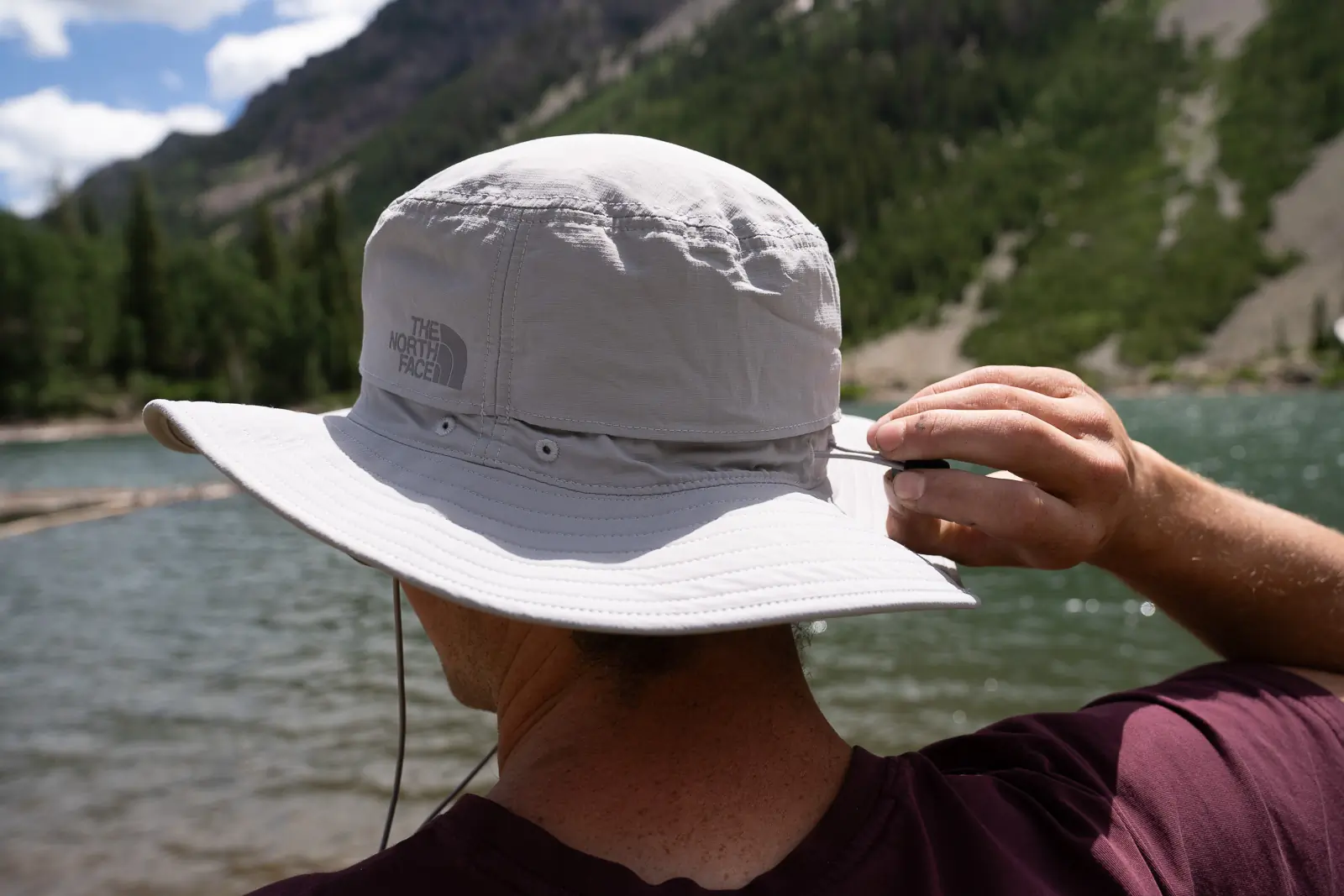 Testing the best sun hats during a day at the lake