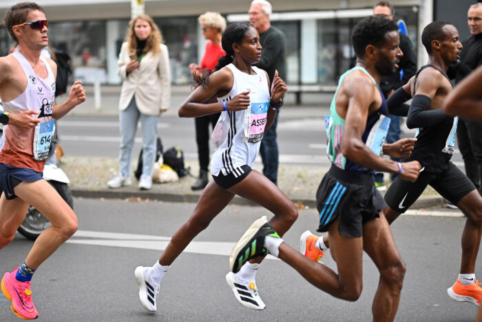Tigist Assefa running