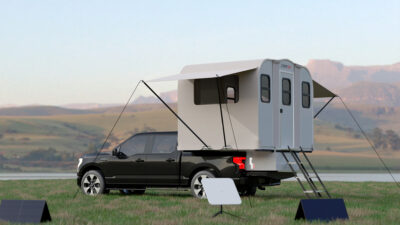 Starlink Included: Camp365 Markets ‘T-Model’ EV Truck Bed Camper
