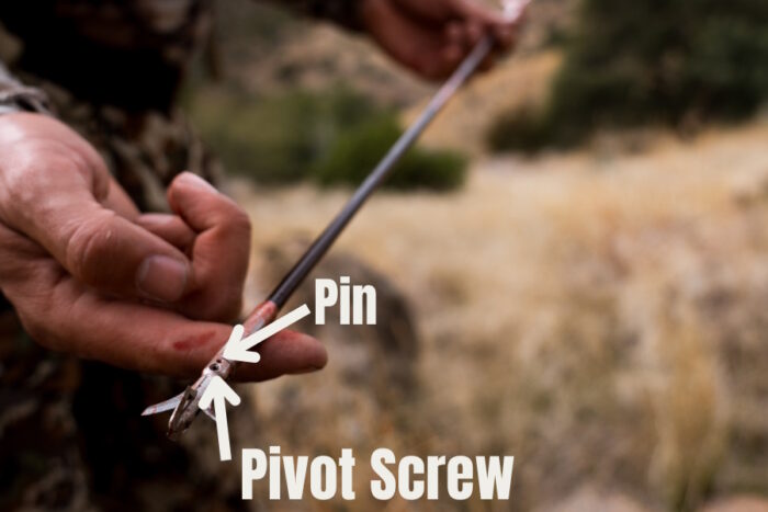 Hyde Broadhead Blade Locking System