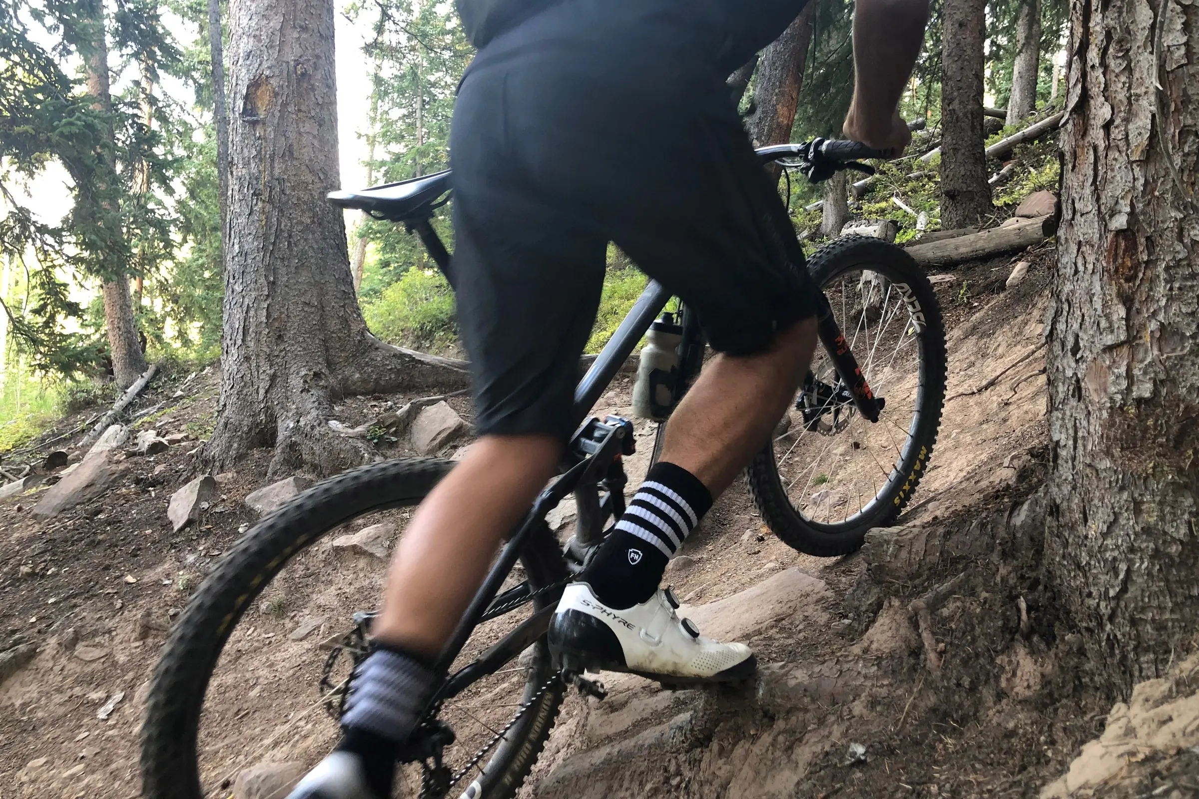 Hiking while using the S-phyre shoes