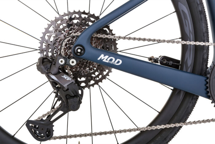 A detail of the Moots Express drivetrain
