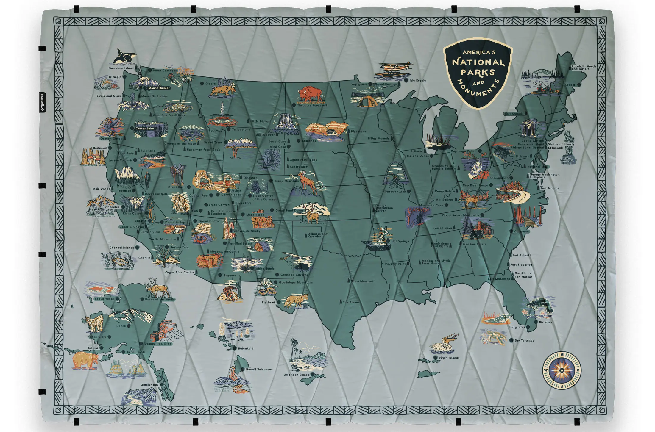 nomadix national parks puffer blanket