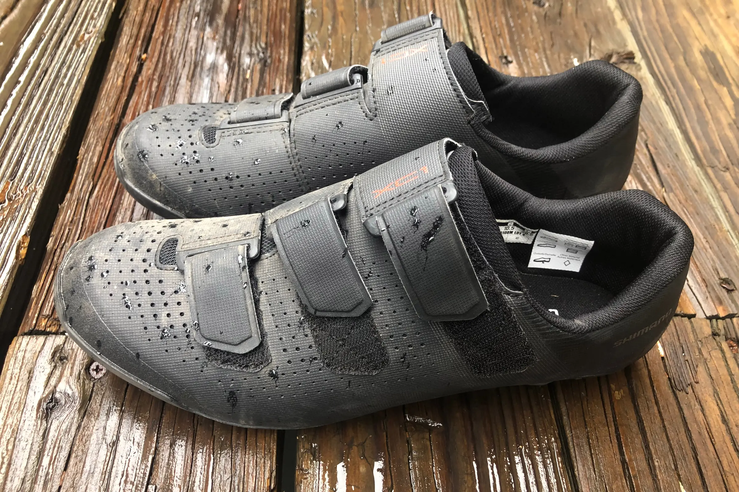 shimano's xc1's velcro tightening system