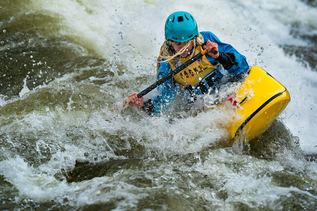 Jan Fantastic (GBR) competing in the final round of the C1 Women’s Competition
