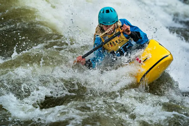 Jan Fantastic (GBR) competing in the final round of the C1 Women’s Competition