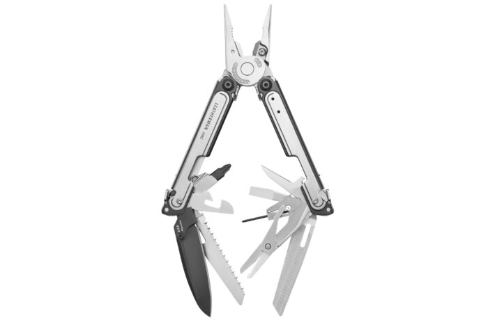 leatherman arc fanned open