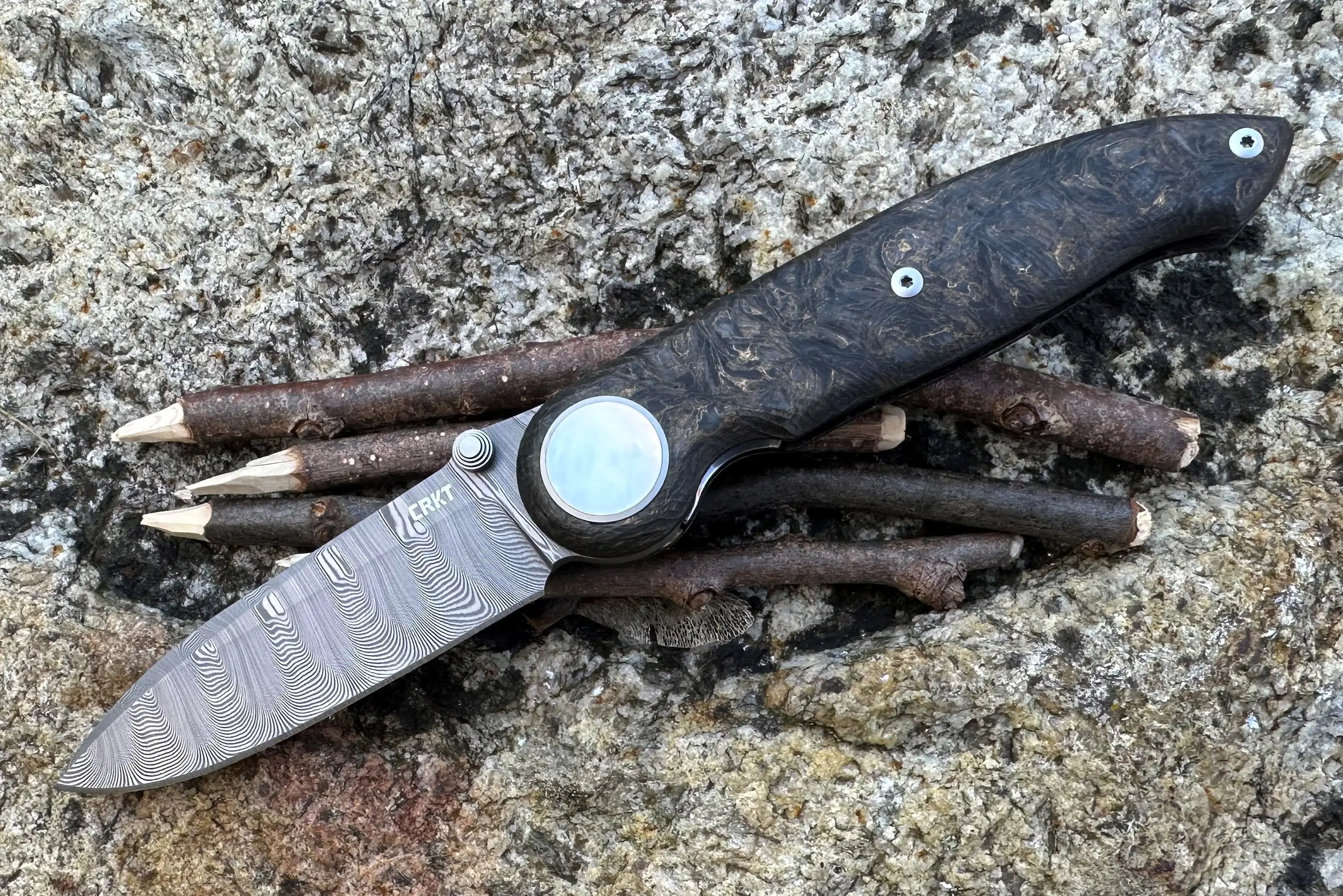 Damasteel Beauty Meets Backcountry Brawn: CRKT Pursue Review