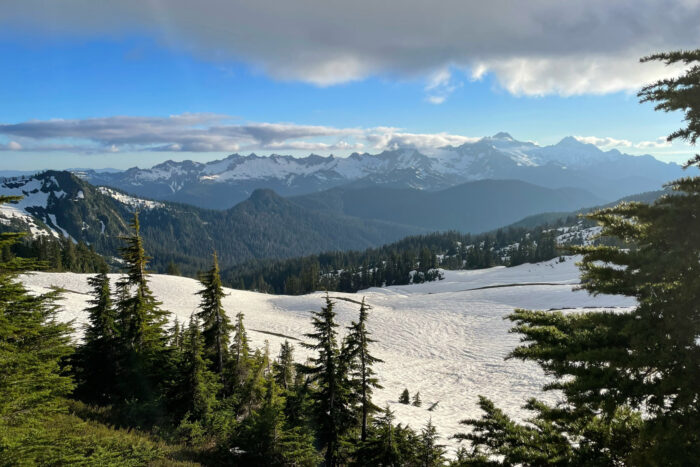 View of Mt. Baker in Washington’s North Cascades - Mount Rainier National Park