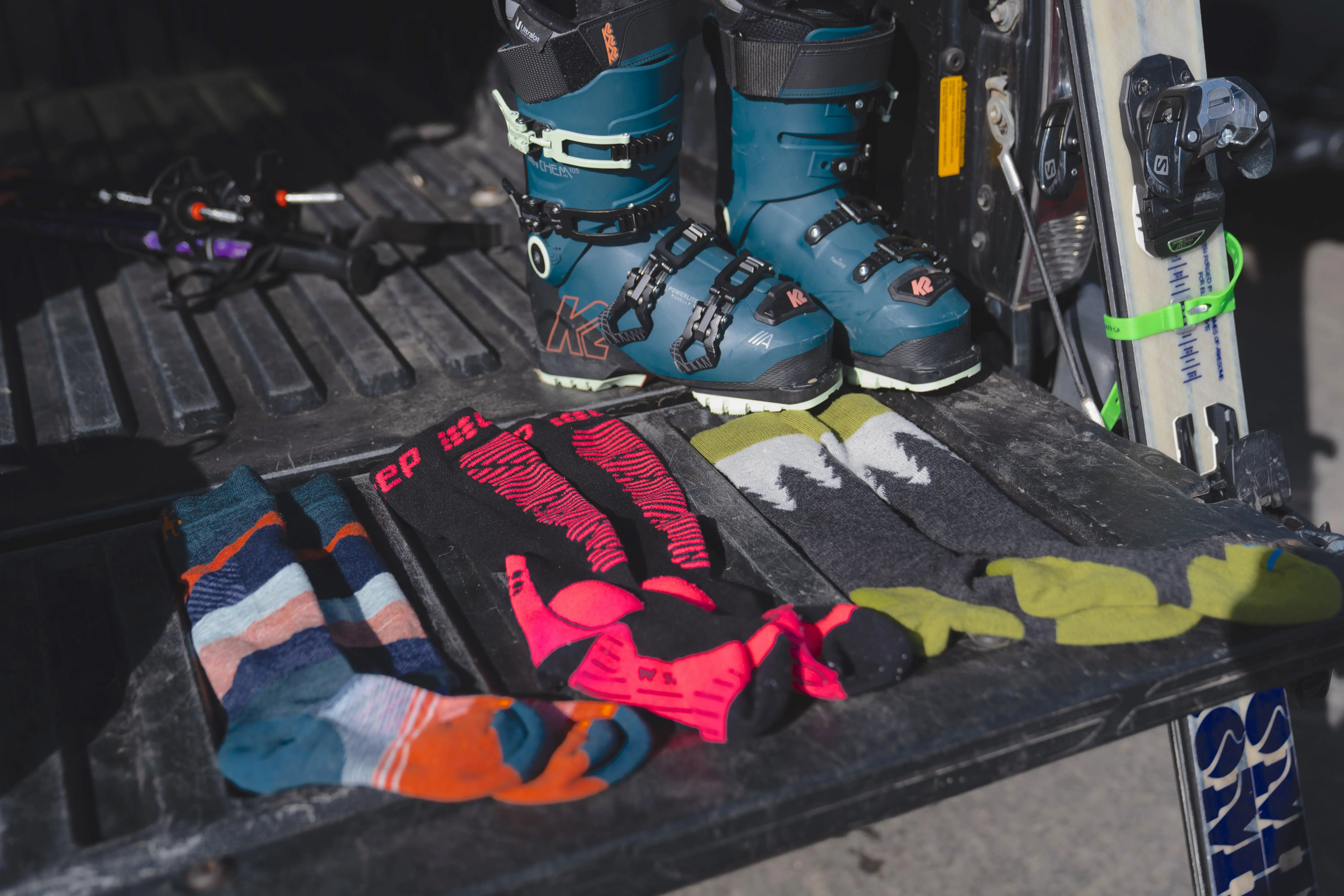 testing best ski socks 