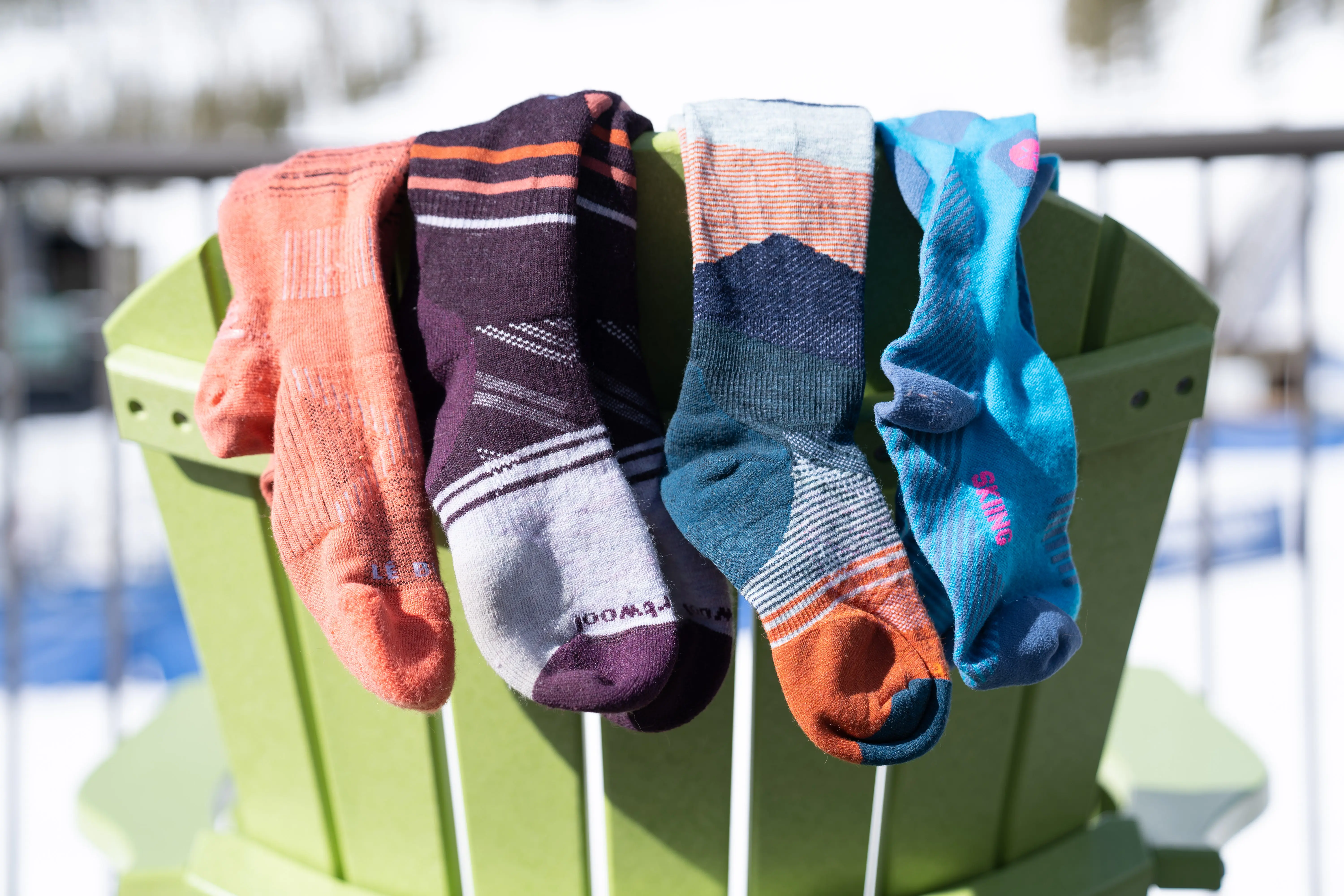 testing best ski socks 