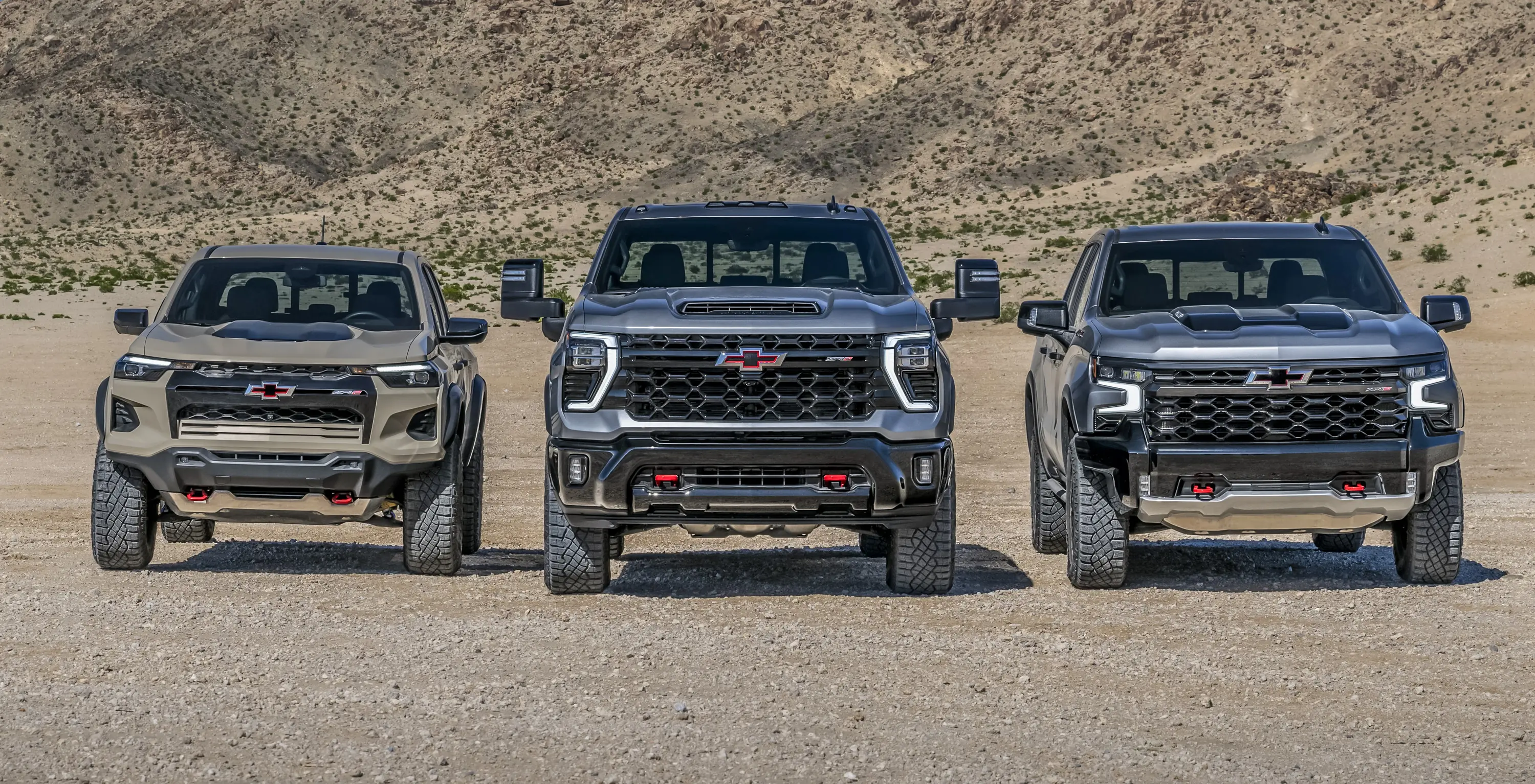 2024 Chevy ZR2 truck lineup