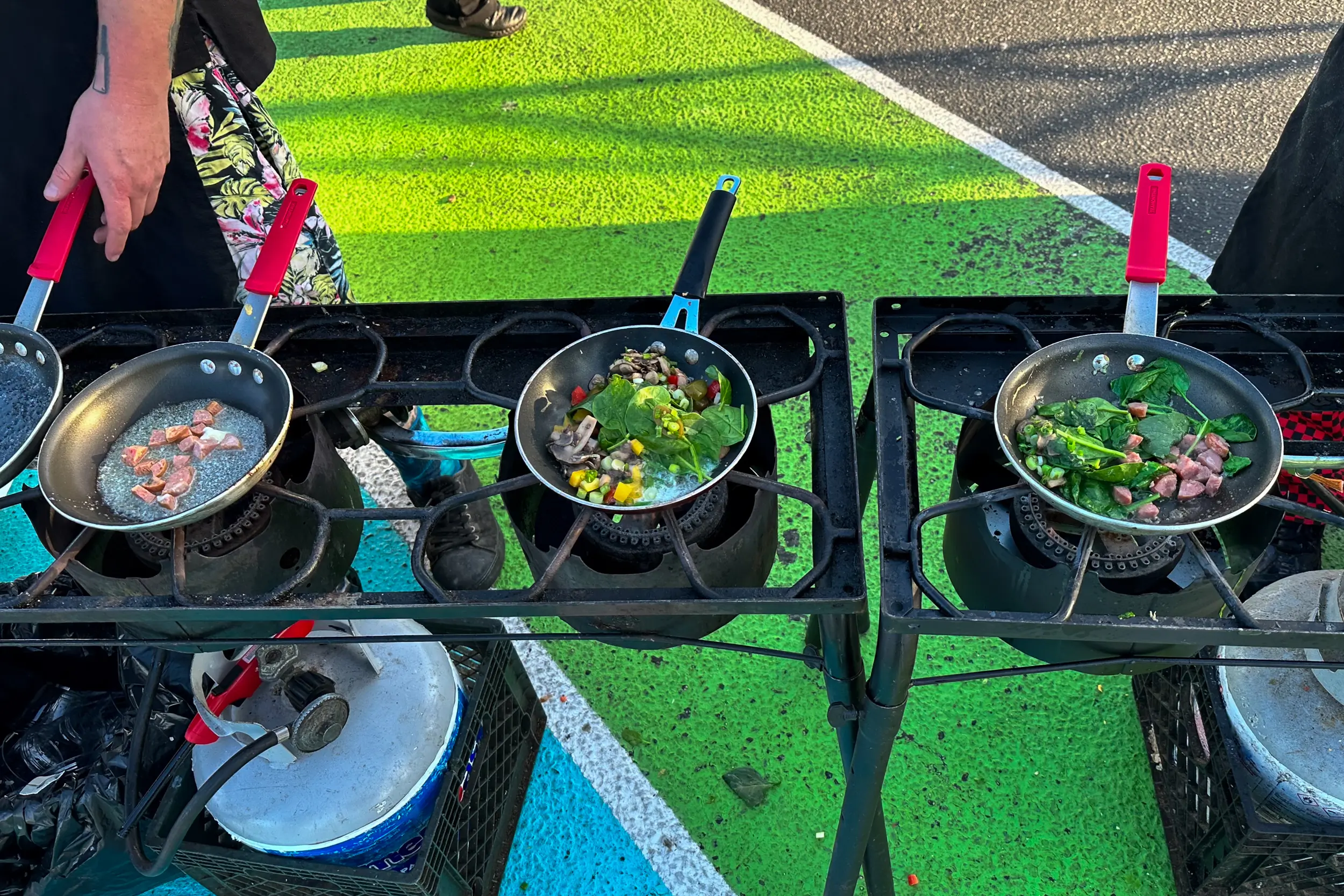 Food during the 2023 California Coast Classic