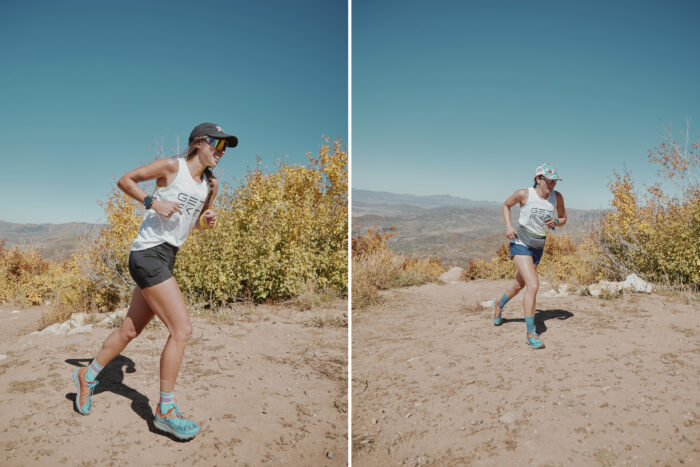 Merrell's GET FKT - Women's Competition omen's co-winner Mercedes Siegle-Gaither & Sara Aranda