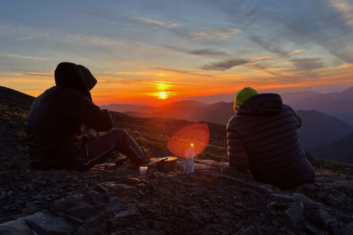 Sunrise at Mt. Baker in Washington’s North Cascades
