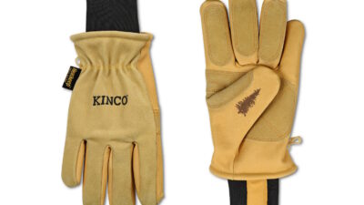 Kinco Lined Heavy-Duty Premium Grain & Suede Pigskin Ski Glove With Omni-Cuff