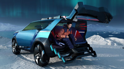 Nissan’s Electric ‘Adventure’ SUV Concept Can Transport Skis, Bikes, and Lots More Gear