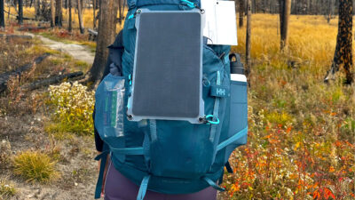 Backpack Solar Panel Charges While You Hike: Pale Blue Earth Approach Solar Panel Review
